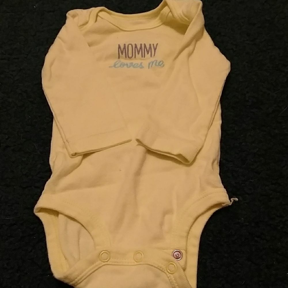 Yellow onesie